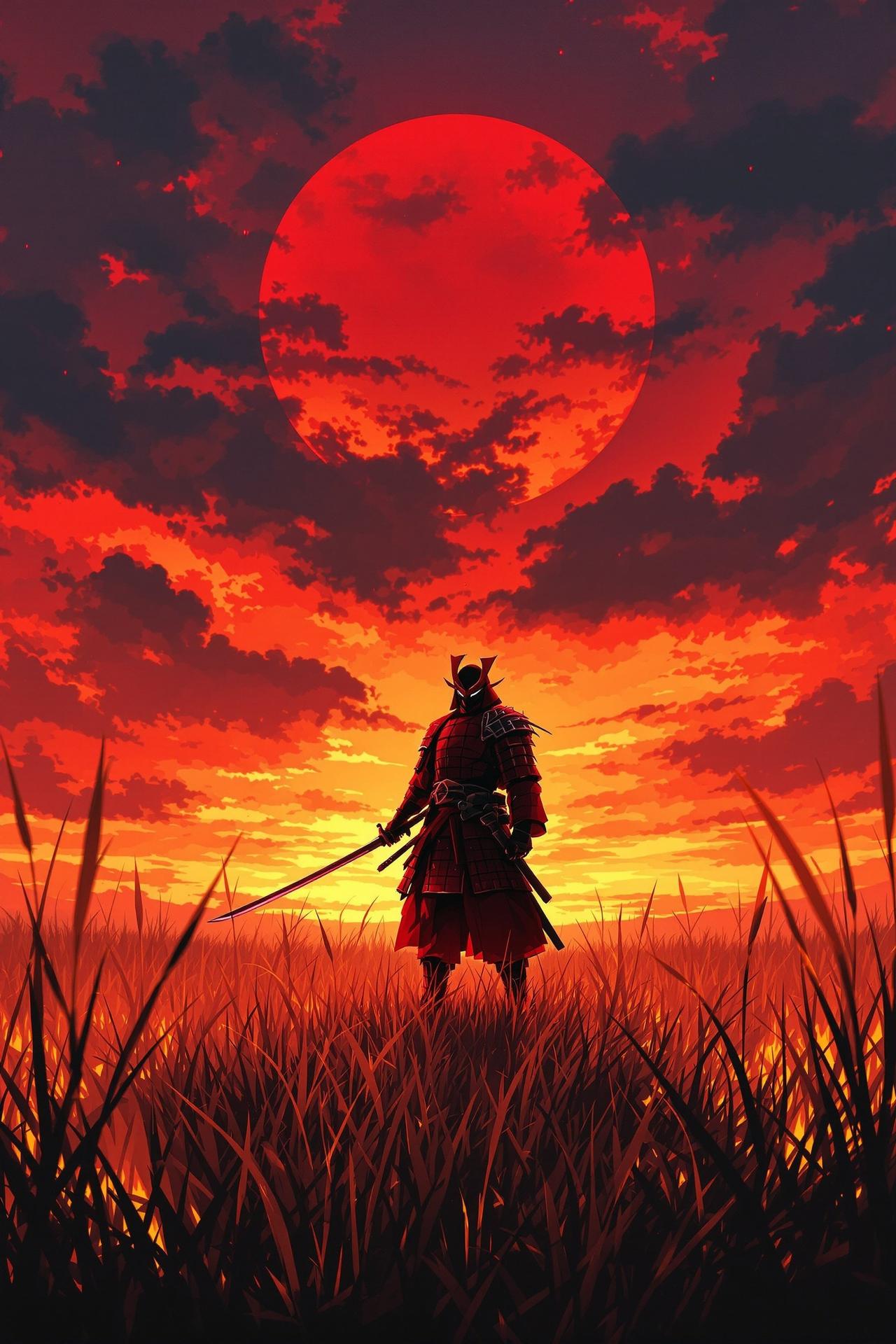 红莲武士 - 紅蓮の侍 - Guren no Samurai 国产动漫海报